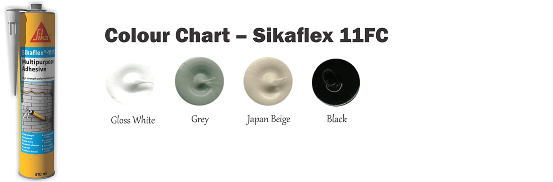 Colour Chart  Sikaflex 11FC 
